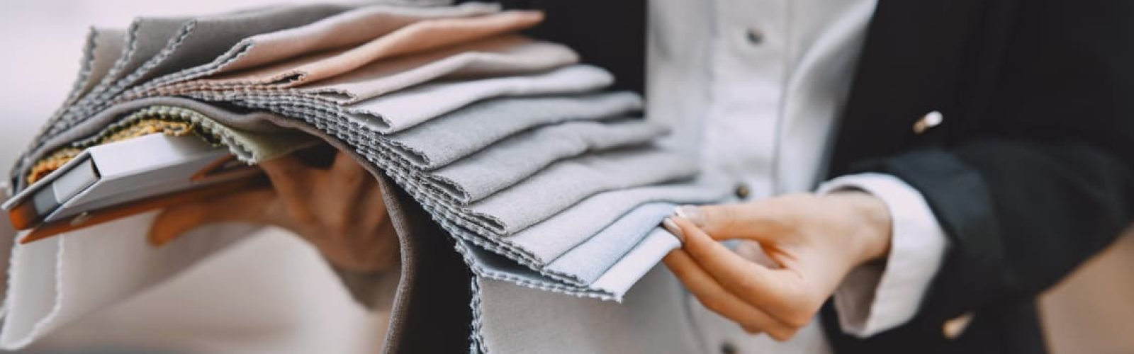 woman-customer-looking-beautiful-fabric-drapery-shop woman-customer-looking-beautiful-fabric-drapery-shop